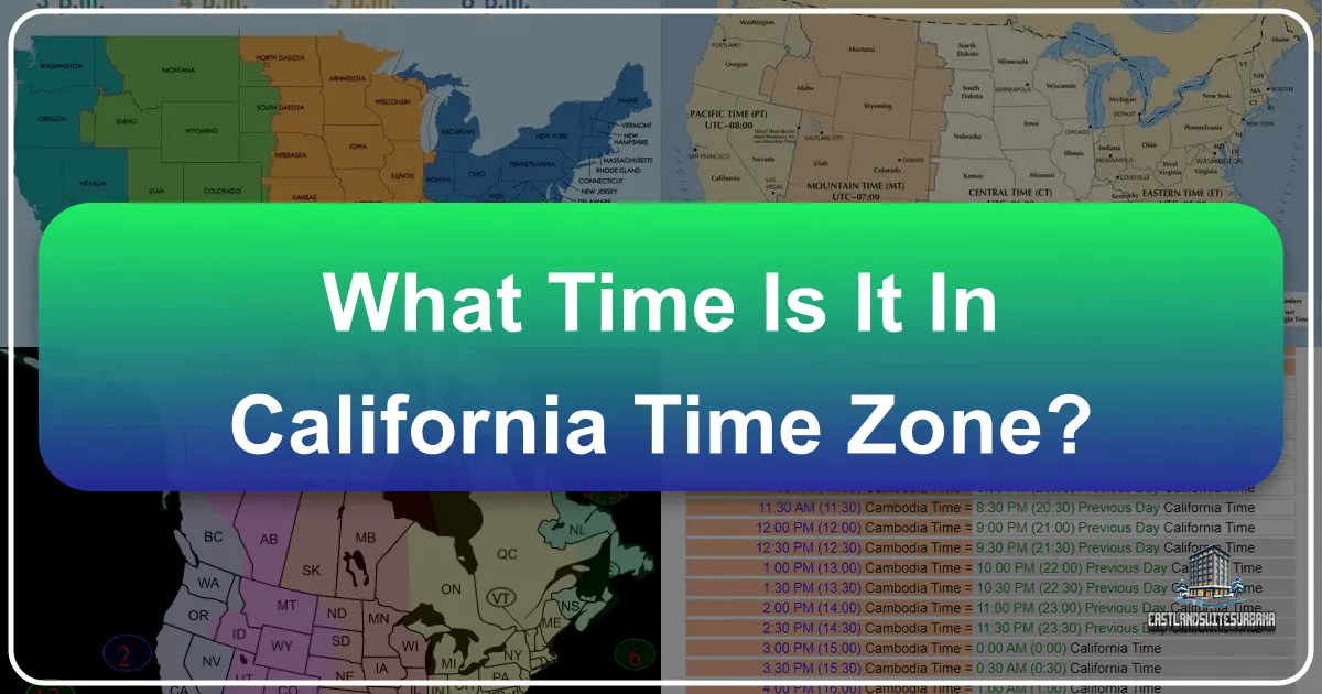What Time Is It In California Time Zone?