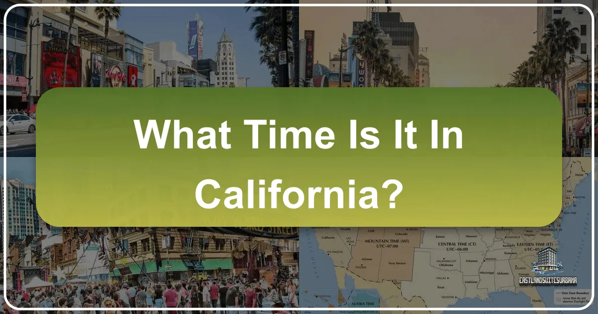 What Time It Is in California