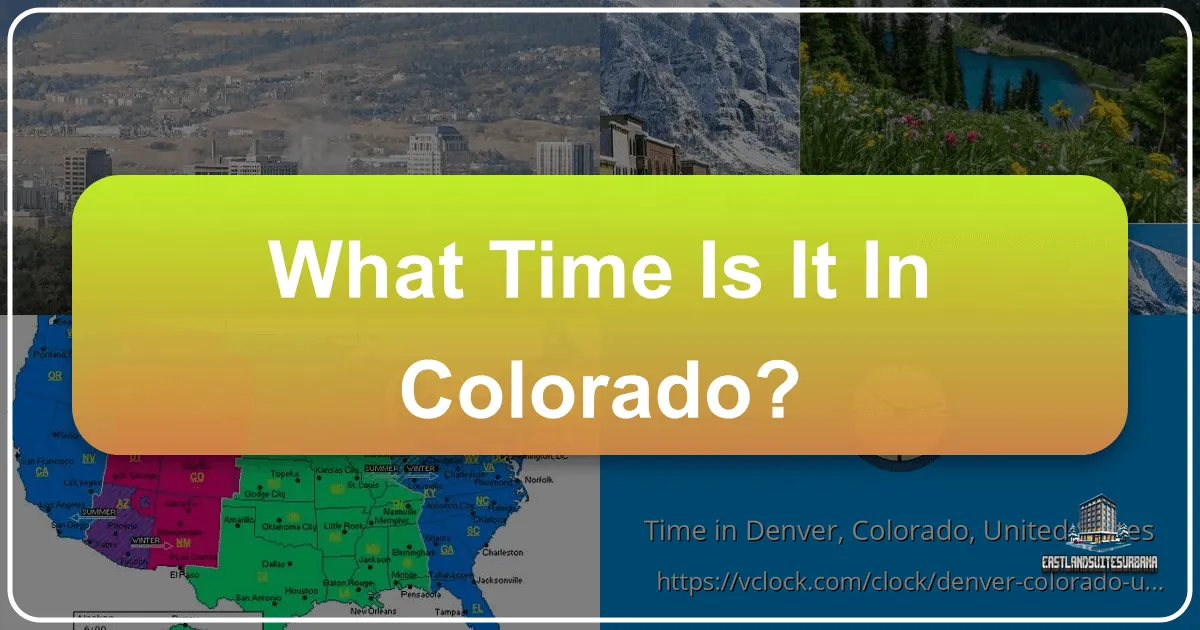 What Time Is It in Colorado? Navigating Your Rocky Mountain Adventure by the Clock