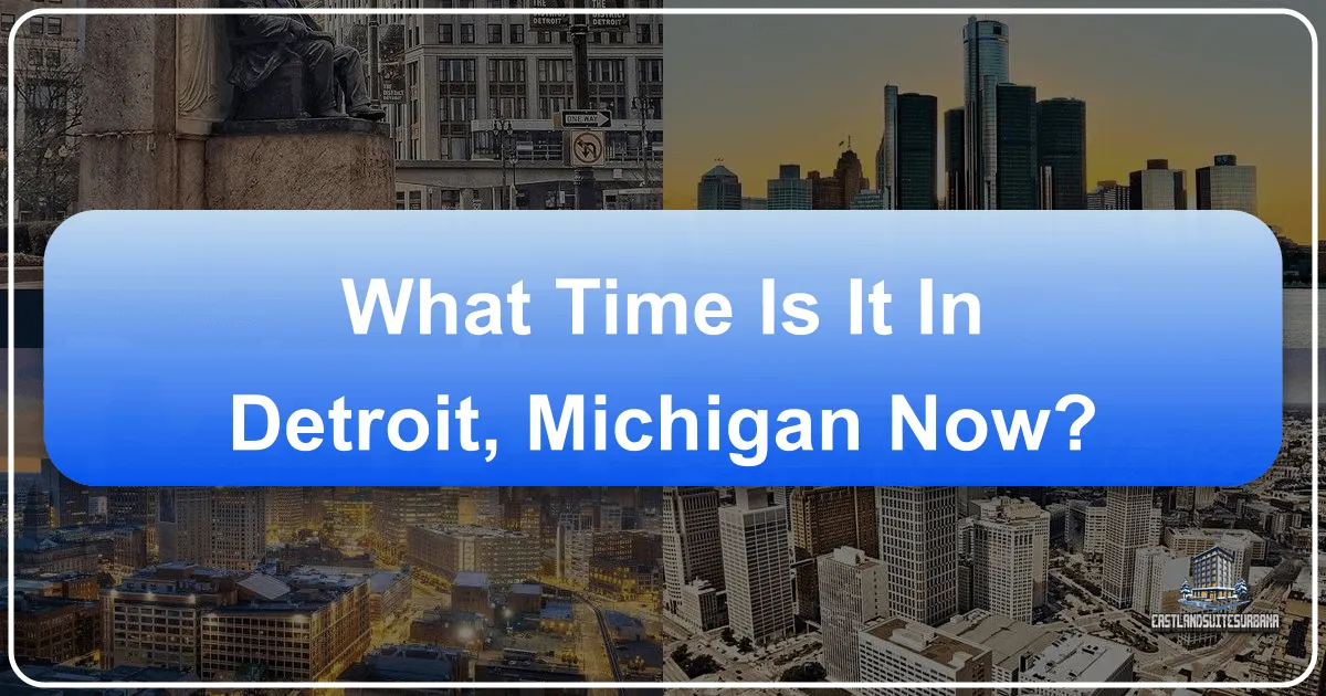 What Time Is It In Detroit, Michigan Now: A Traveler's Guide to Eastern Time Zone Experiences