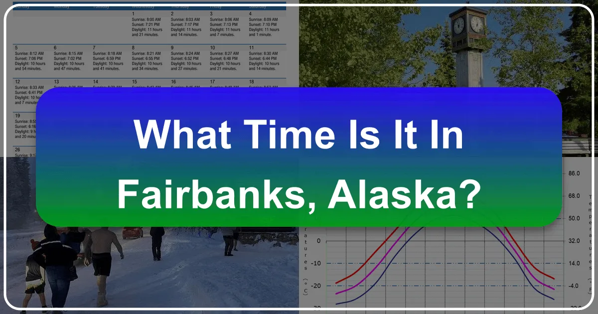 What Time Is It In Fairbanks, Alaska?