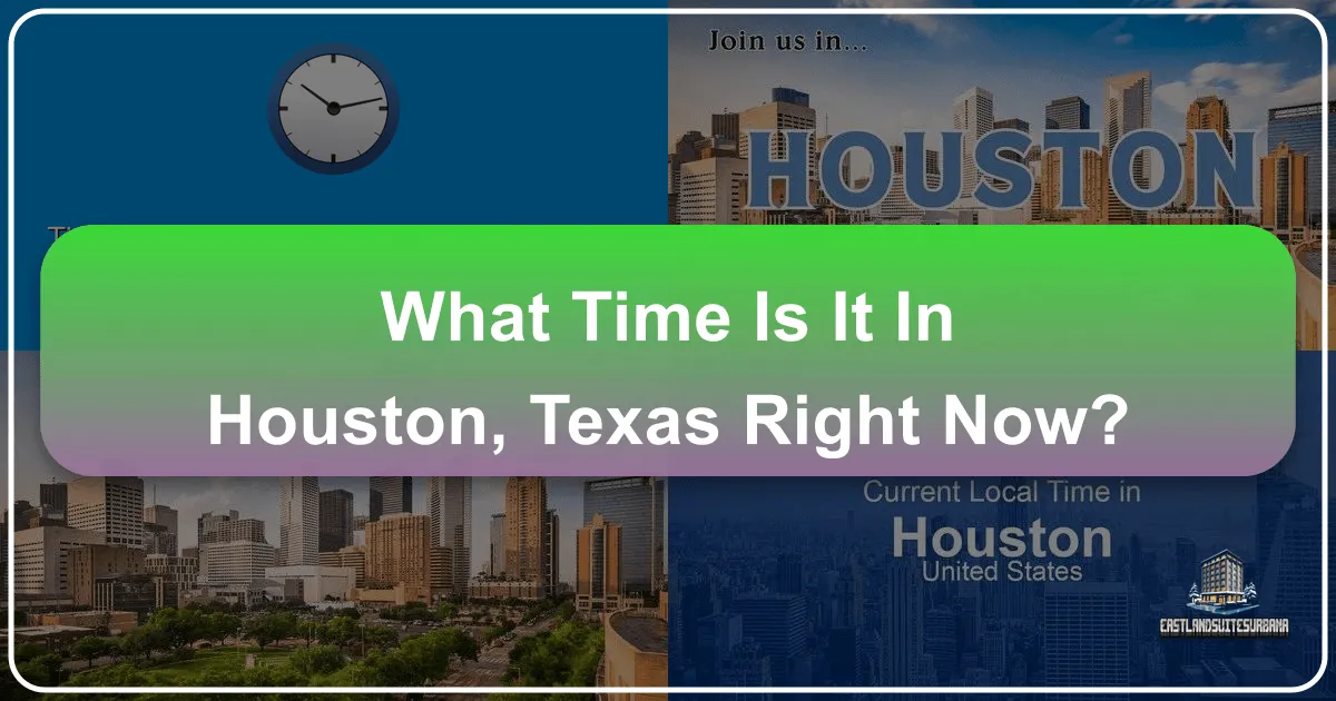 What Time is it in Houston, Texas Right Now?