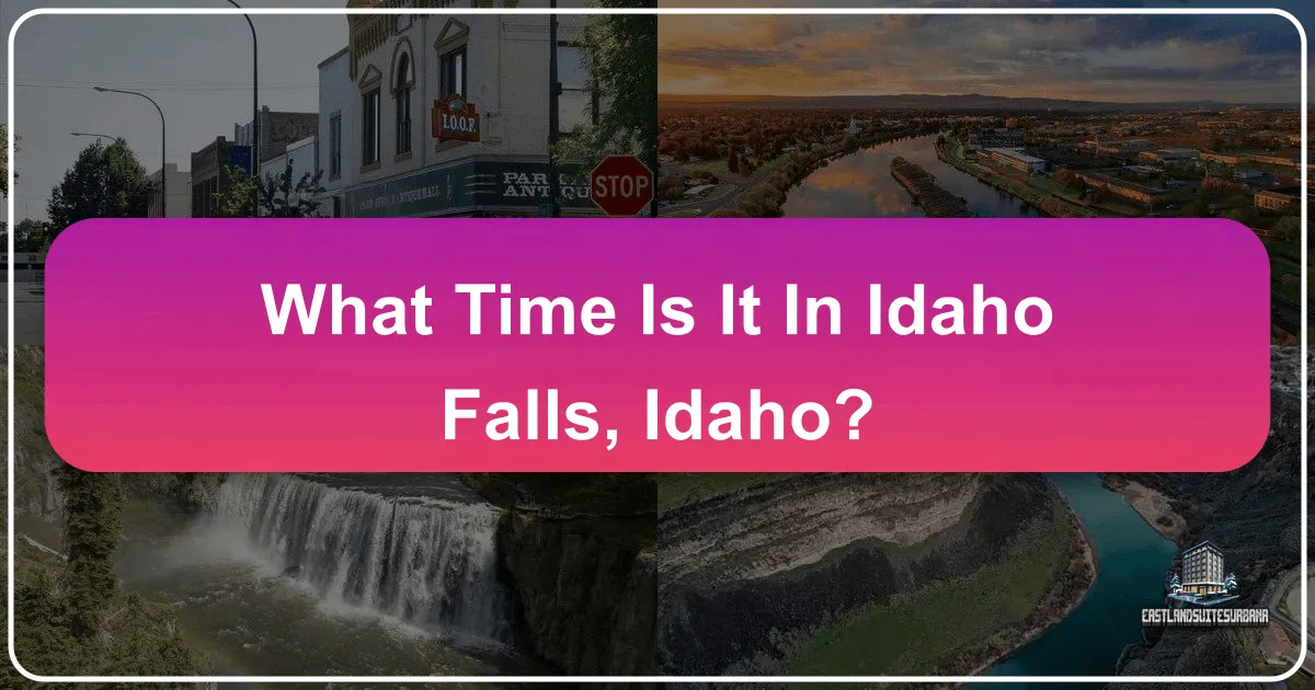 What Time Is It In Idaho Falls, Idaho?