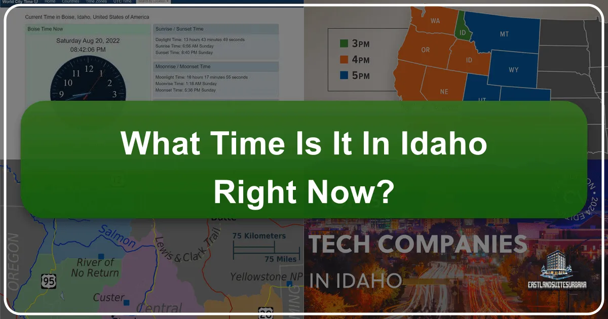 What Time Is It in Idaho Right Now? Unraveling the Gem State's Dual Time Zones