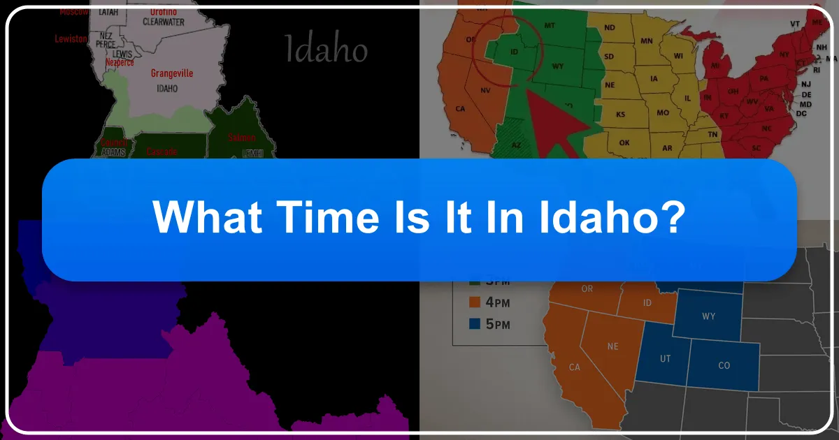 What Time Is It in Idaho? Navigating the Gem State's Dual Time Zones for the Savvy Traveler