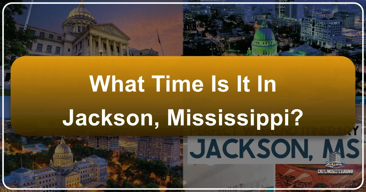 What Time Is It In Jackson, Mississippi?