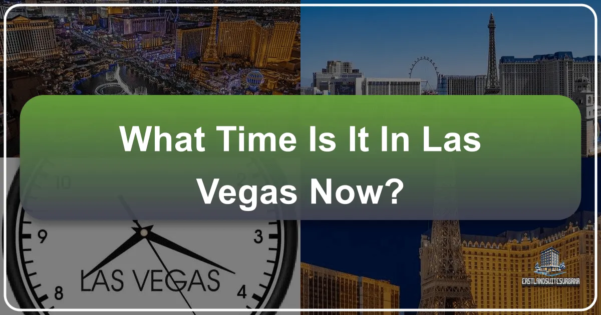 What Time is it in Las Vegas Now? Your Essential Guide to Navigating the City of Lights