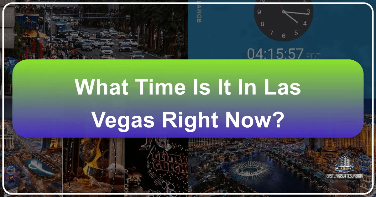 What Time Is It In Las Vegas Right Now? Navigating the Eternal Clock of the Entertainment Capital