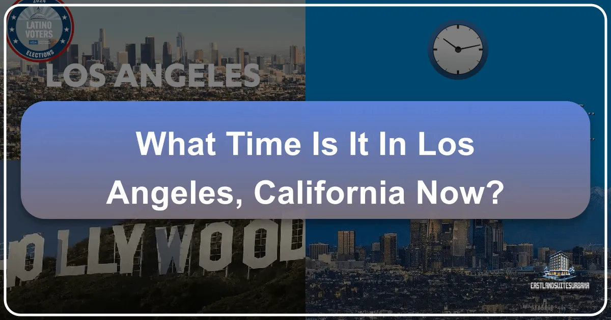 What Time Is It In Los Angeles, California Now?