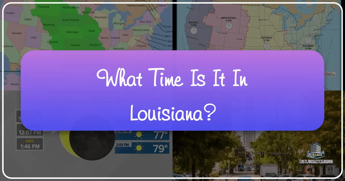what time is it in louisiana
