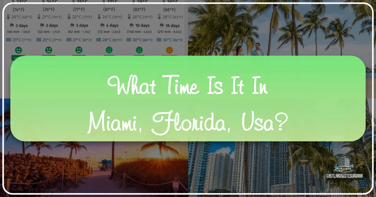 What Time Is It In Miami Florida USA