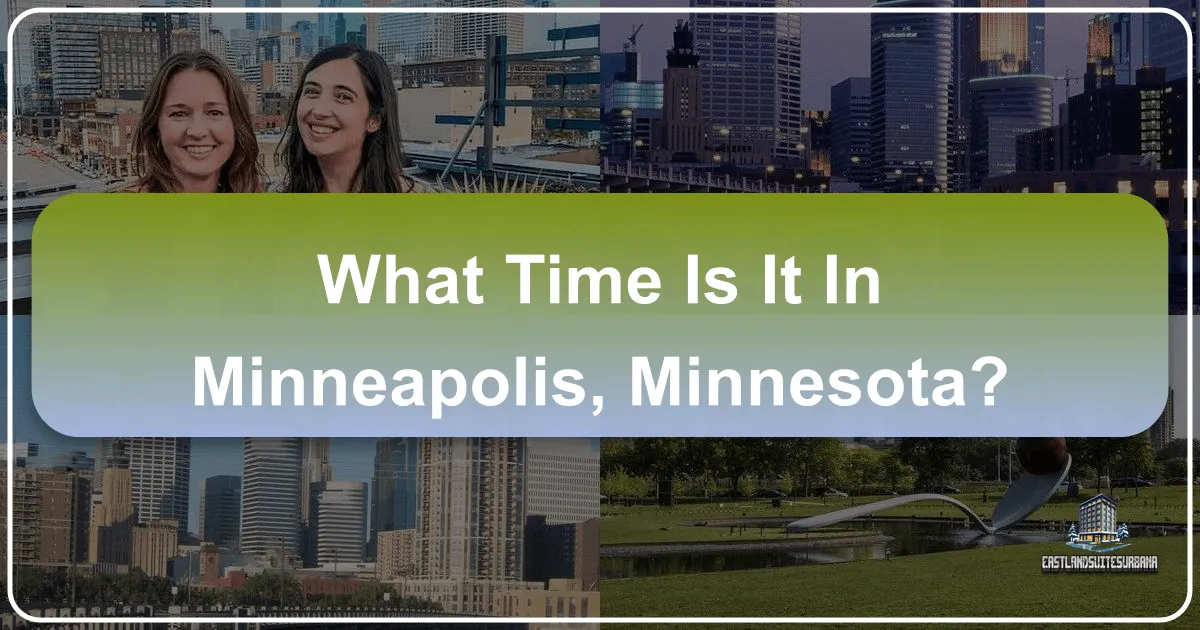 What Time Is It In Minneapolis, Minnesota?