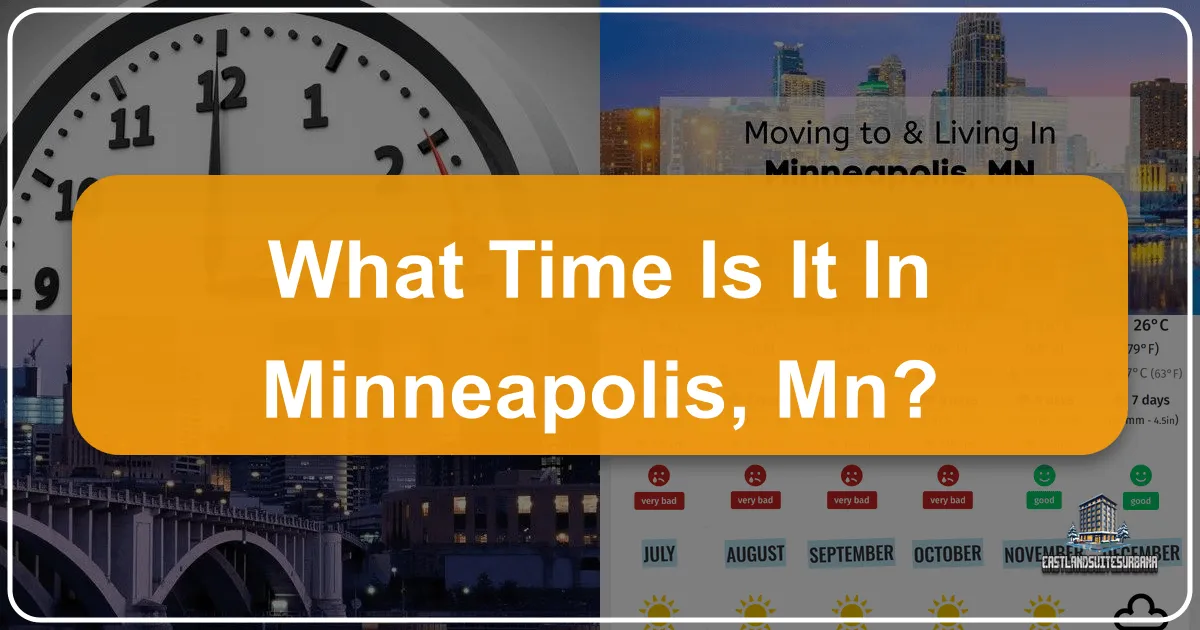 What Time Is It In Minneapolis, Mn?