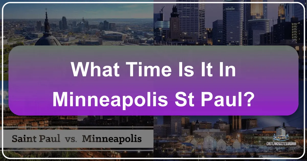 What Time Is It In Minneapolis St Paul?