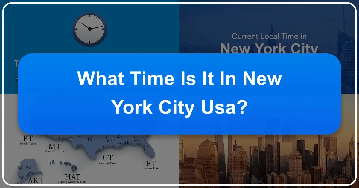 what time is it in new york city usa