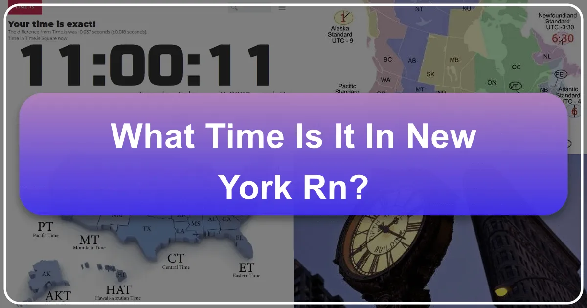 What Time Is It In New York Right Now? Your Essential Guide to Navigating the Big Apple's Clock