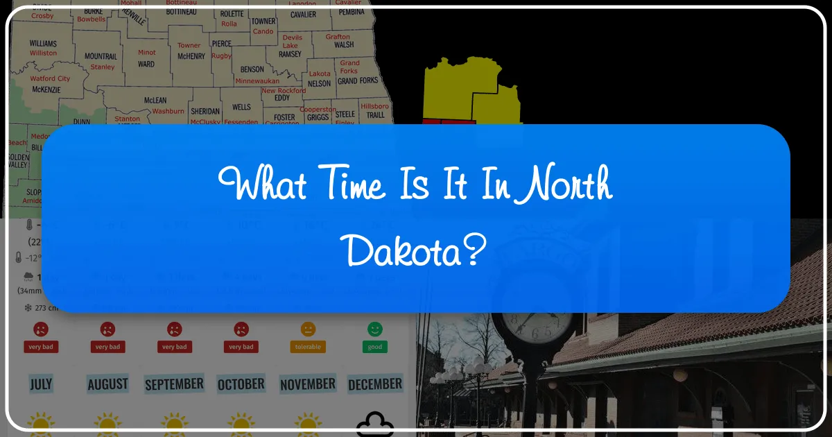 what time is it in north dakota