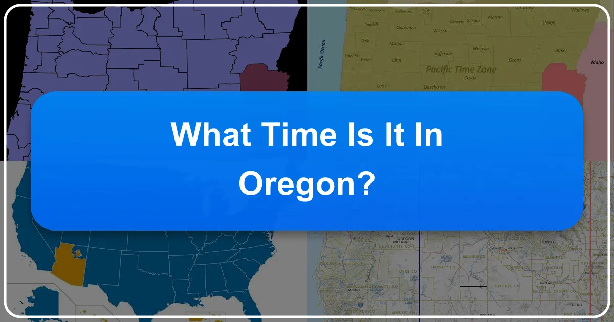 What Time Is It In Oregon?