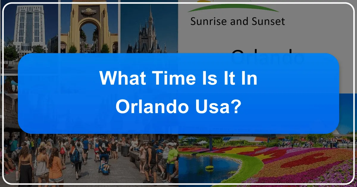 what time is it in orlando usa