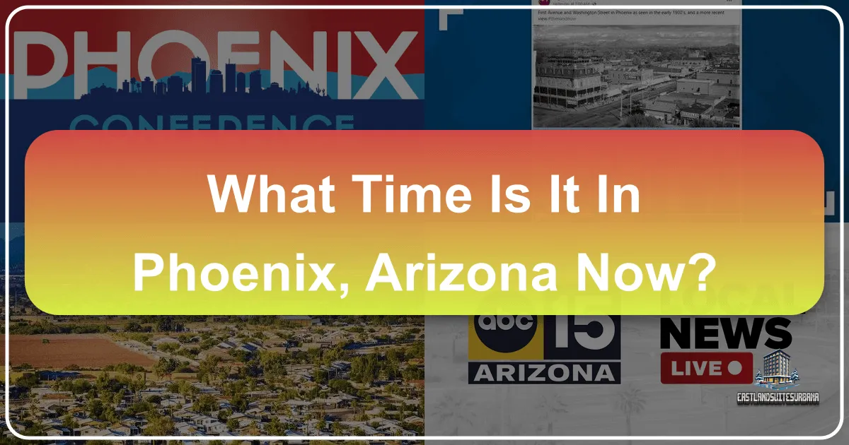 What Time Is It In Phoenix Arizona Now?