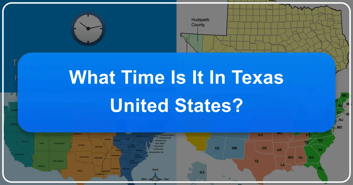 What Time Is It In Texas, United States
