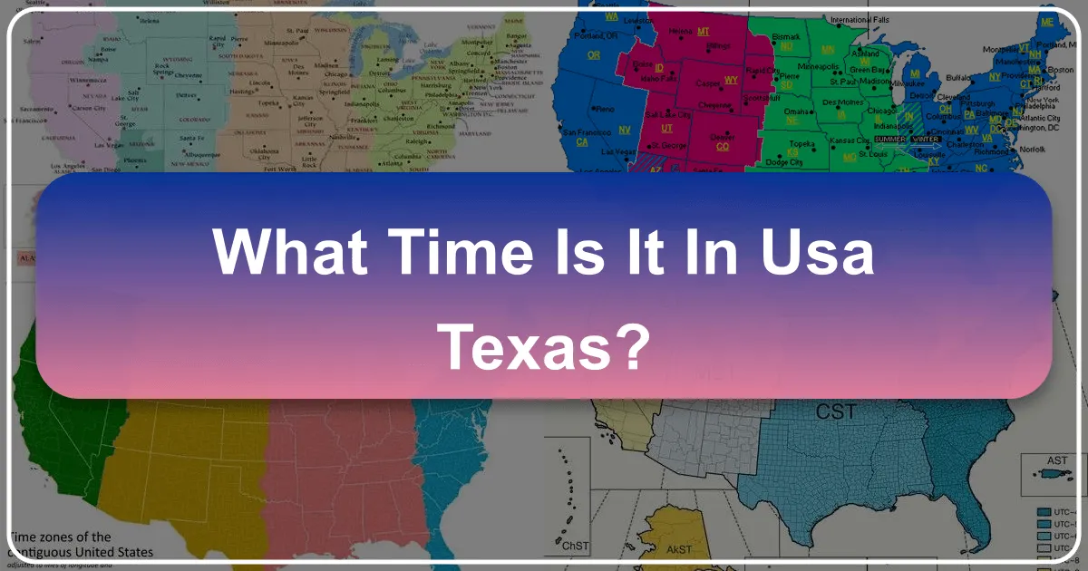 Navigating Time in the Lone Star State: What Time Is It in USA Texas?