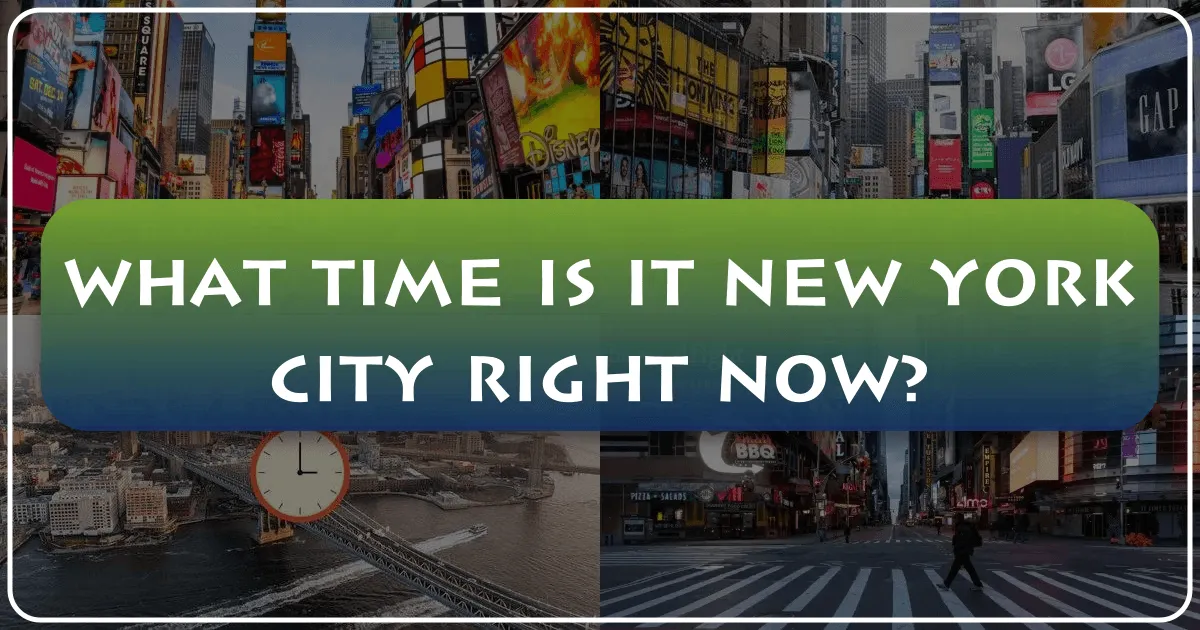 what time is it new york city right now