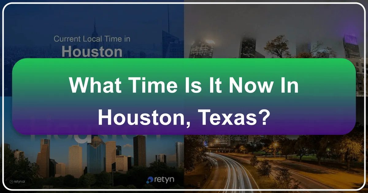 What Time Is It Now in Houston, Texas?