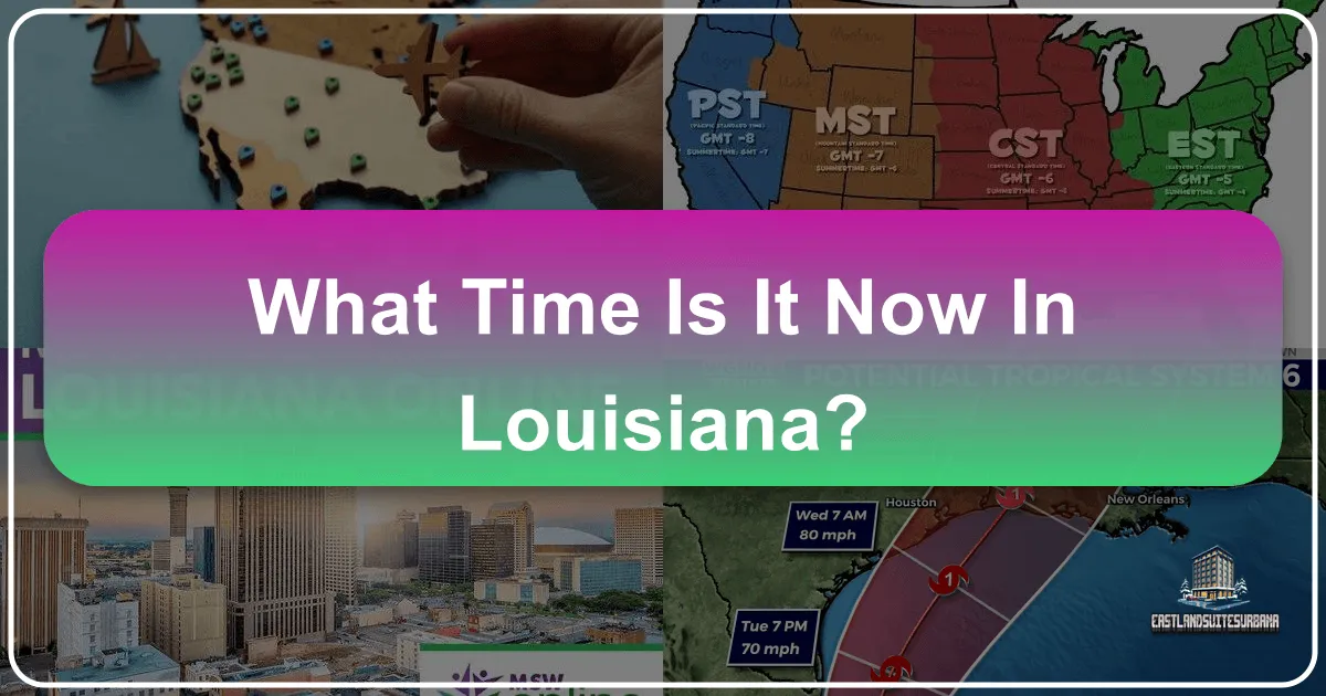 What Time Is It Now in Louisiana?