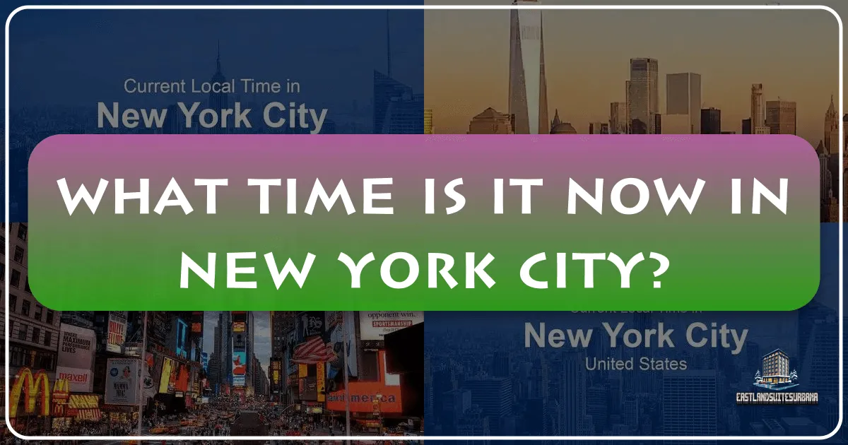 What Time Is It Now In New York City?