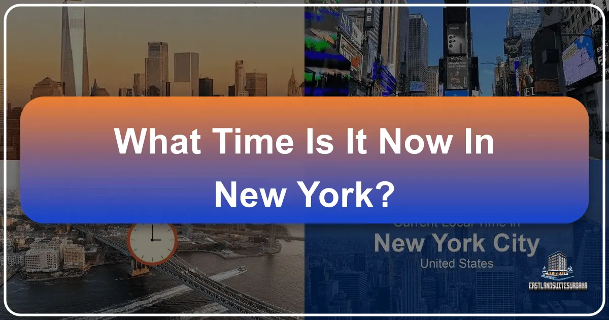 What Time Is It Now In New York?