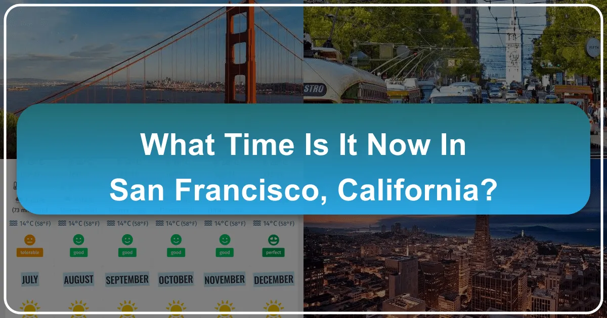 San Francisco Time: Your Essential Guide to Planning a Golden California Getaway