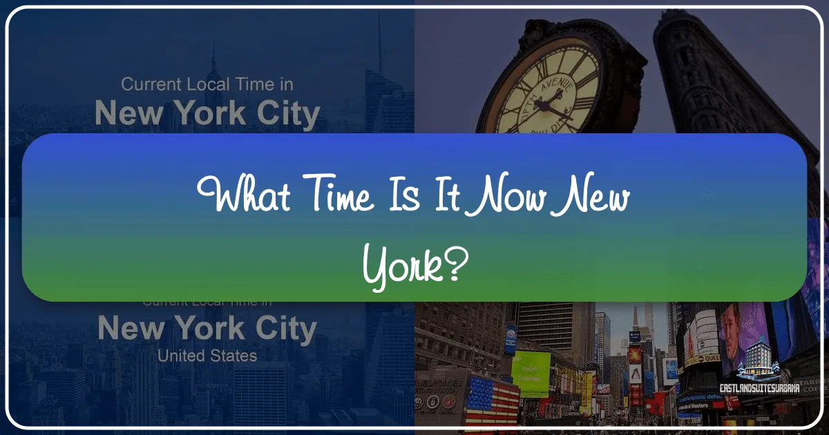 What Time Is It Now New York