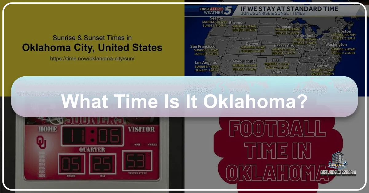 What Time Is It, Oklahoma? A Deep Dive into the Sooner State's Allure