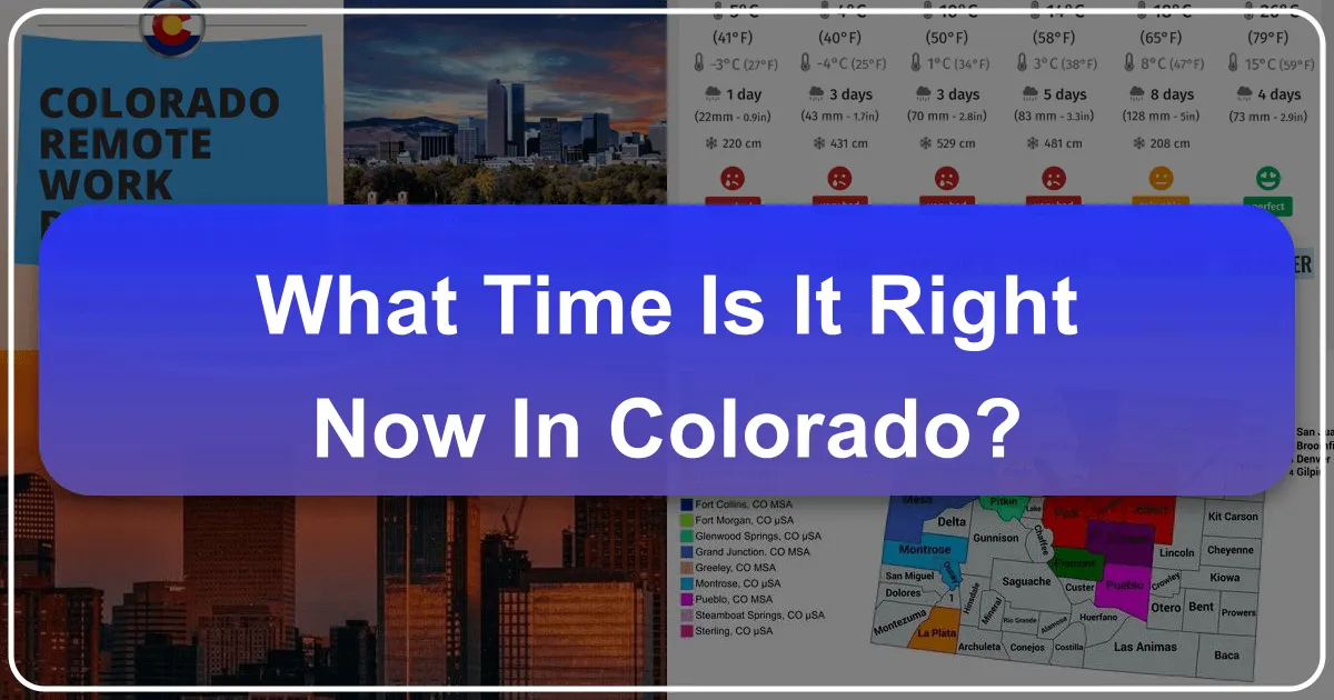 What Time Is It Right Now in Colorado?