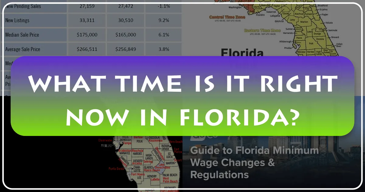 What Time Is It Right Now In Florida?