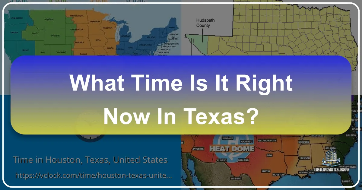 What Time Is It Right Now in Texas: Your Essential Guide to Navigating the Lone Star State