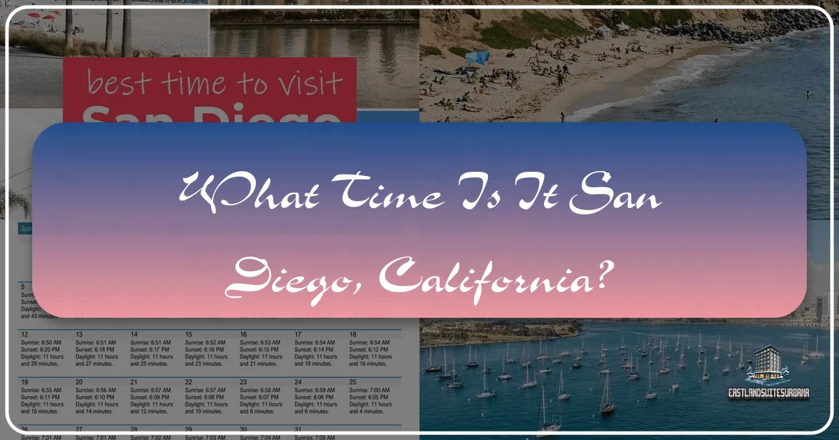 What Time Is It San Diego California