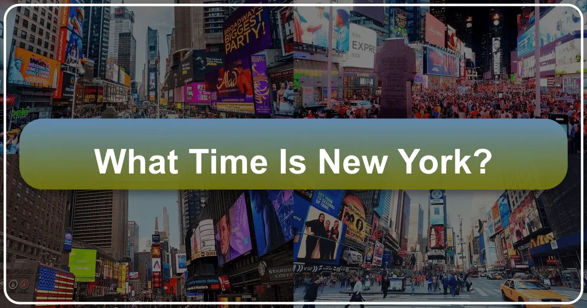 What Time is New York?
