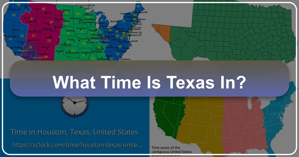 What Time Is Texas In? A Traveler's Guide to the Lone Star State's Time Zones