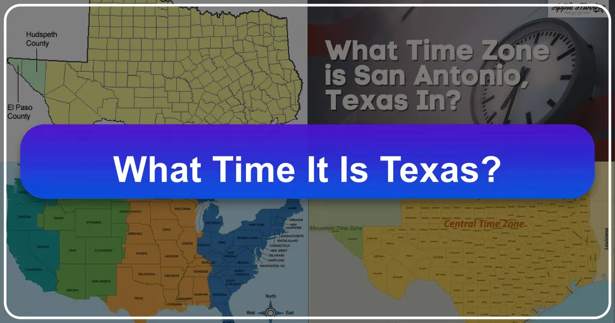 What Time It Is Texas: Navigating the Lone Star State's Timeless Allure