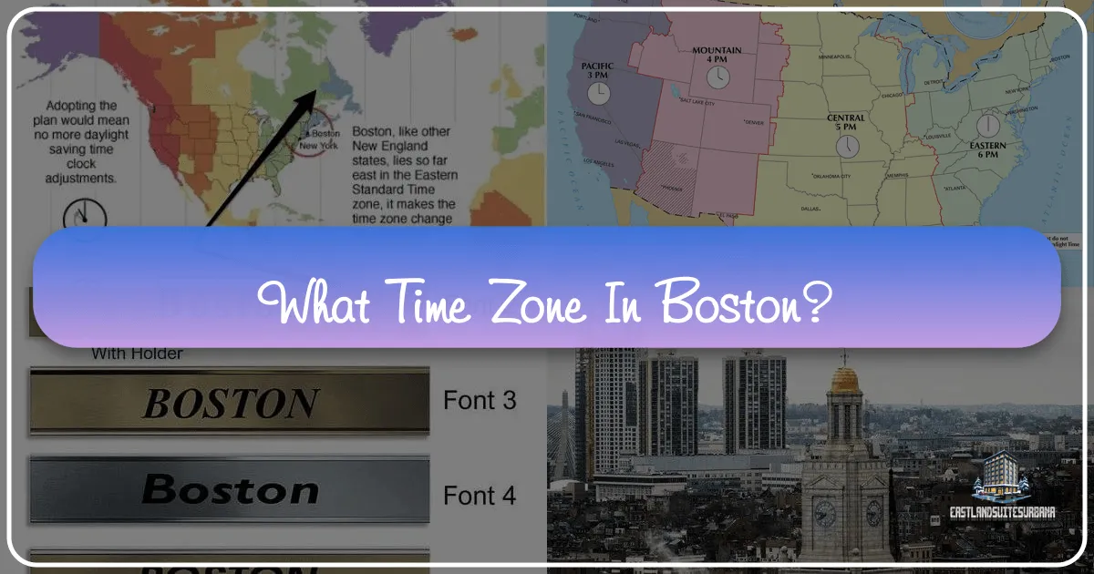 What Time Zone in Boston? Navigating Your Visit to the Cradle of Liberty