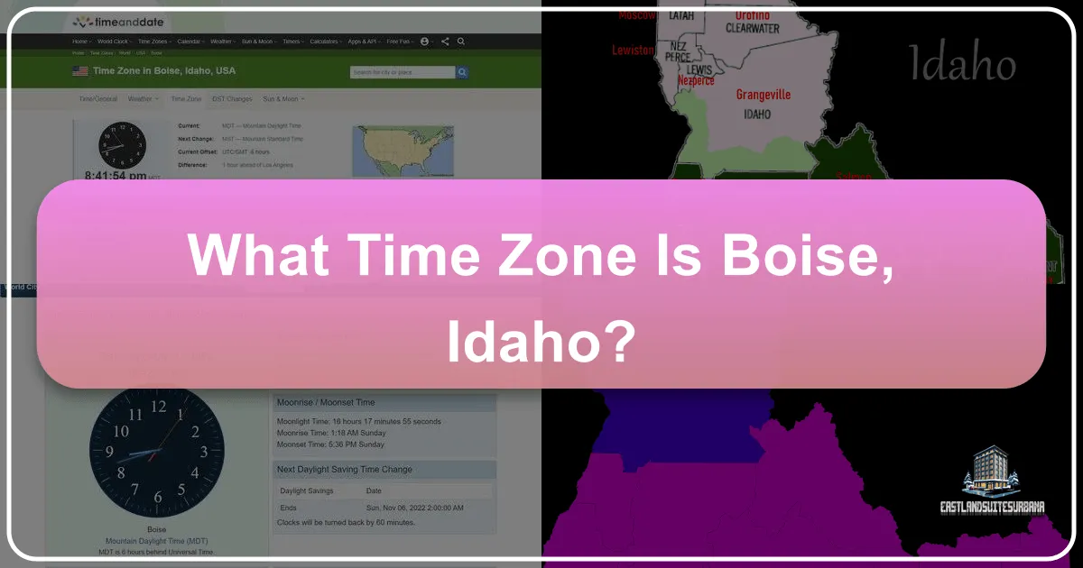 What Time Zone Is Boise, Idaho?