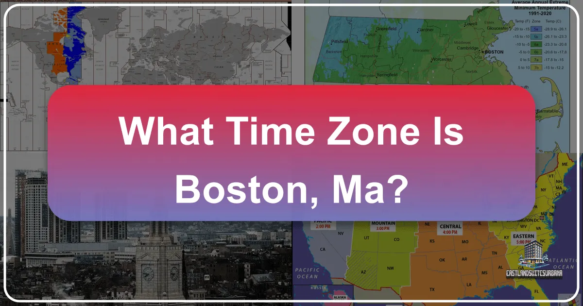 What Time Zone Is Boston, Ma?