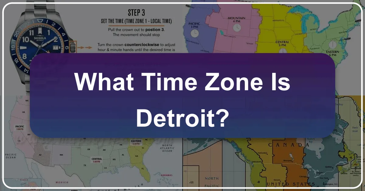 what time zone is detroit