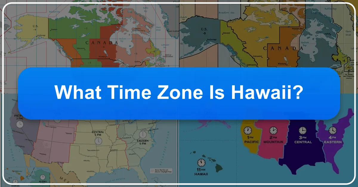 What Time Zone Is Hawaii