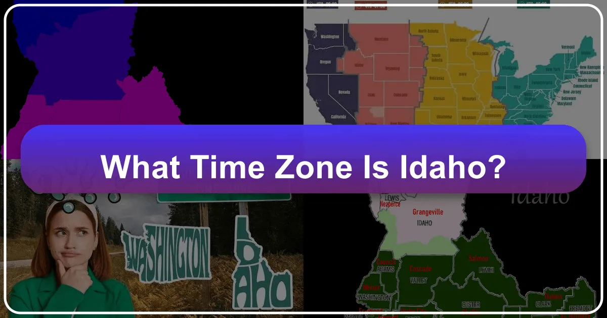 What Time Zone is Idaho