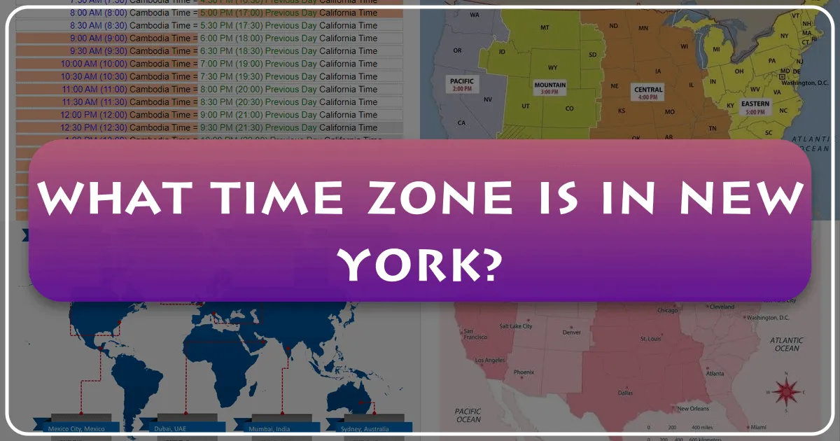 What Time Zone is in New York? Navigating Eastern Time for Travelers
