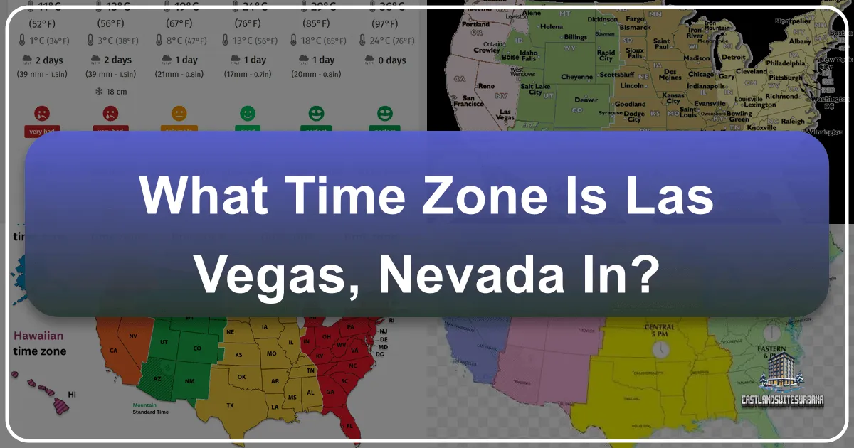 What time zone is Las Vegas, Nevada in?