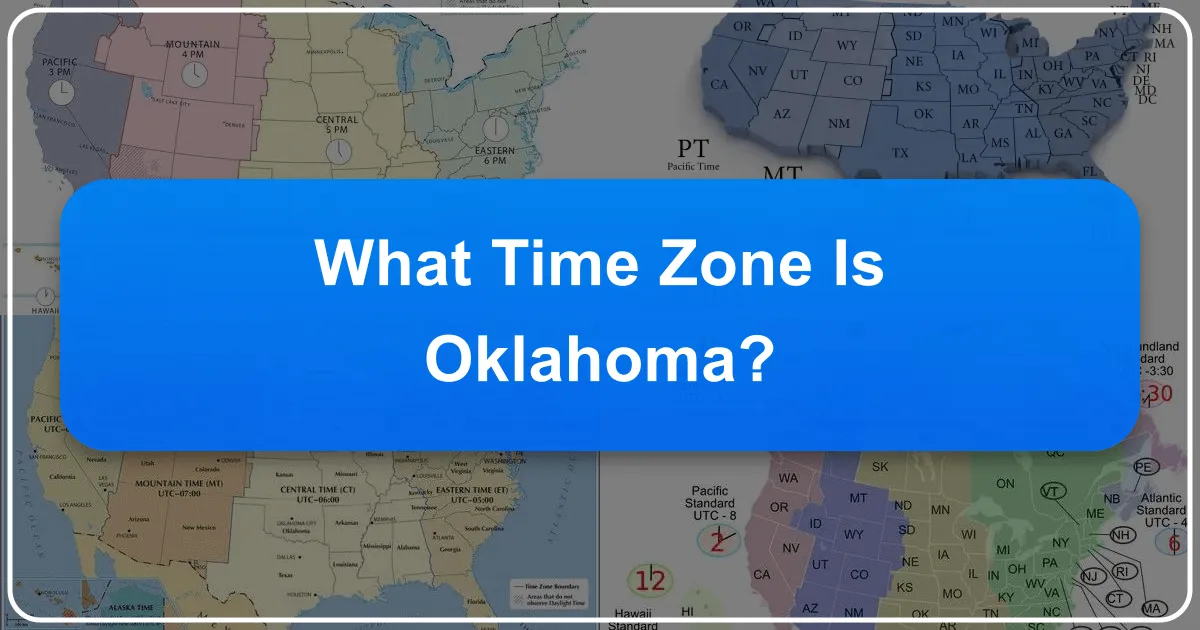 What Time Zone is Oklahoma?